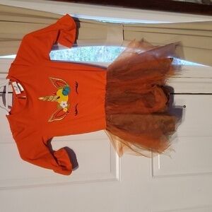 EMILY rose unicorn embroidered top, girl's size 8, very good cond.,fall colors